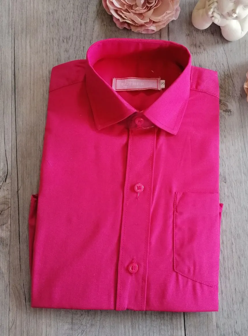 Chemise habillées enfant manches courtes