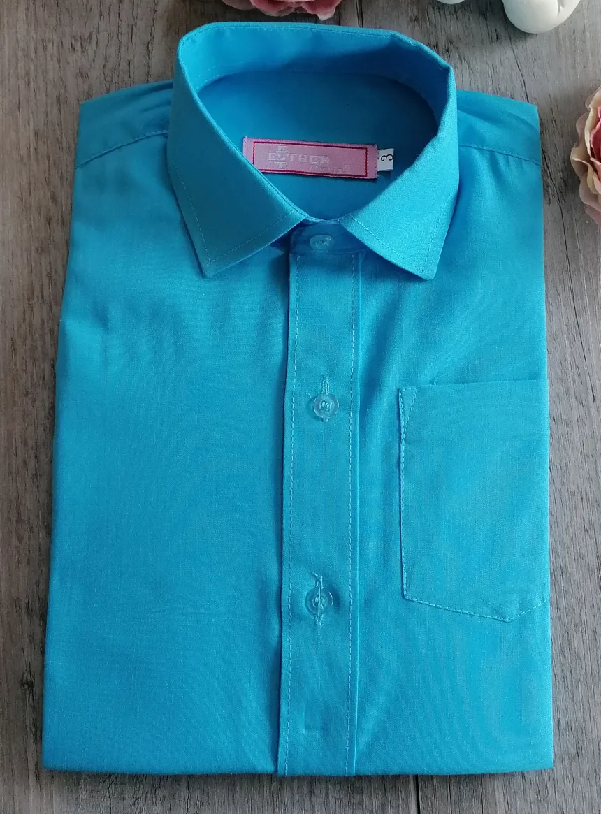 Chemise habillées enfant manches courtes