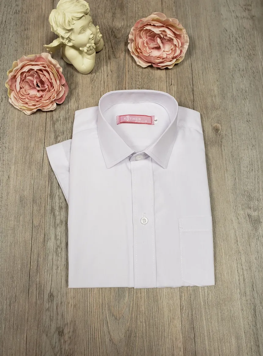 Chemise habillées enfant manches courtes