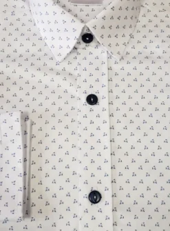 Chemise imprimée cérémonie garçon manches longues