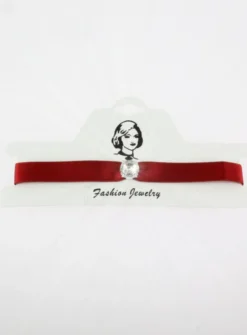Chocker Ras du cou ruban avec strass