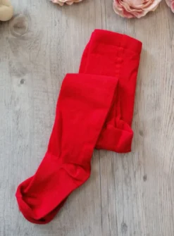 Collants coton enfant noir ou rouge