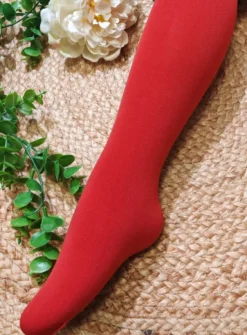 Collants rouge ou noir lycra enfant