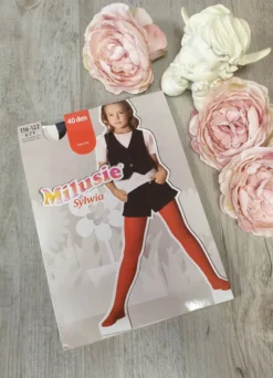 Collants rouge ou noir lycra enfant