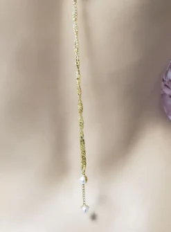 Collier de dos Perles femme