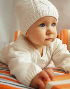 Combinaison crochet bébé - mixte coton organique