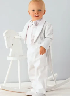 Costume baptême bébé garçon queue de pie Angelo