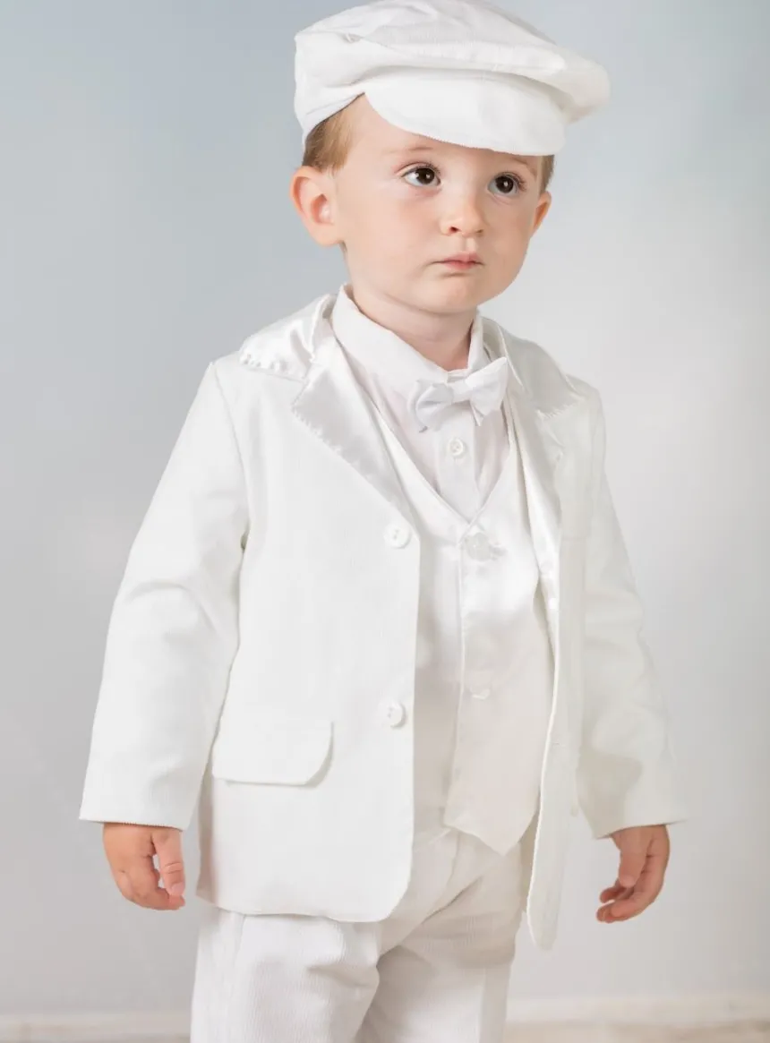 Costume baptême hiver complet Alvan 6 pièces