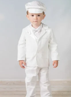 Costume baptême hiver complet Alvan 6 pièces