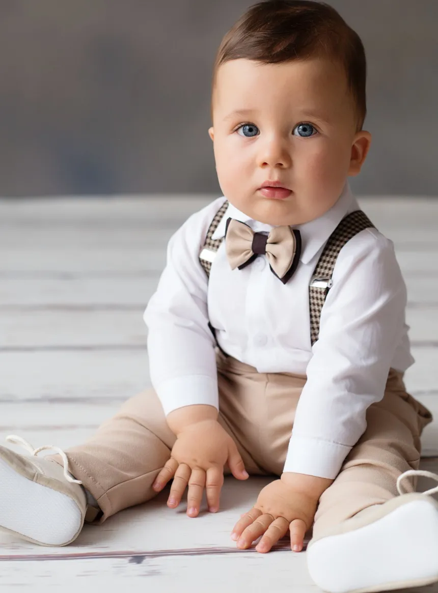 Costume bébé garçon Arthur beige