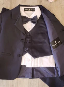 Costume bébé garçon pour cérémonie mariage bleu marine