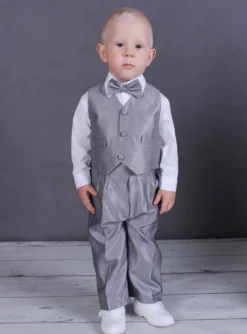 Costume bébé gris complet Lucas