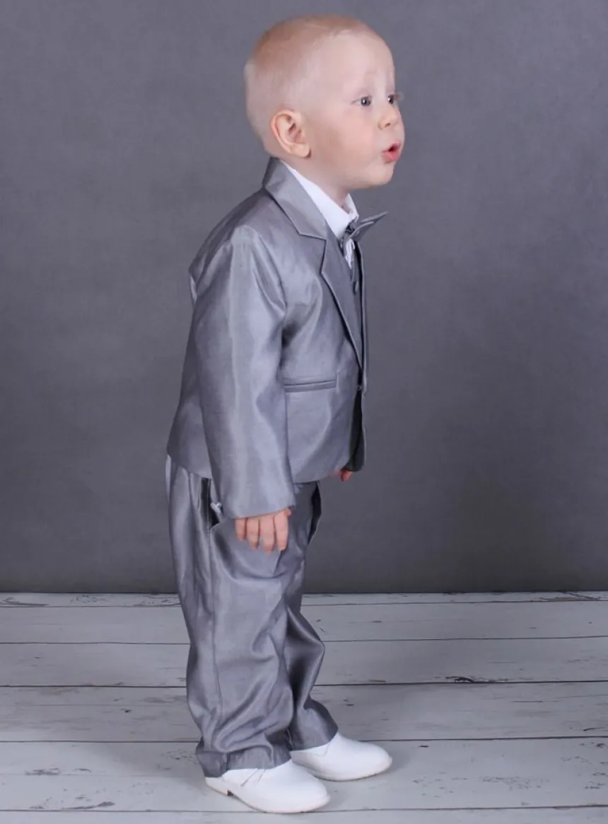 Costume bébé gris complet Lucas