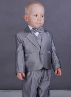 Costume bébé gris complet Lucas