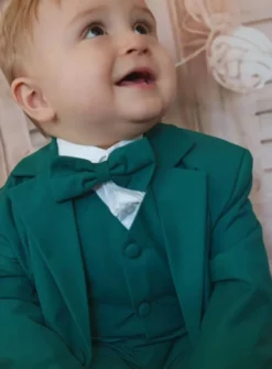 Costume bébé vert complet modèle Mathis