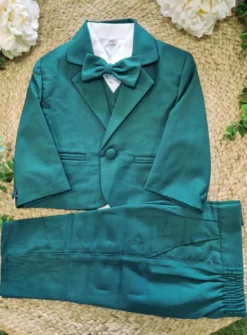 Costume bébé vert complet modèle Mathis