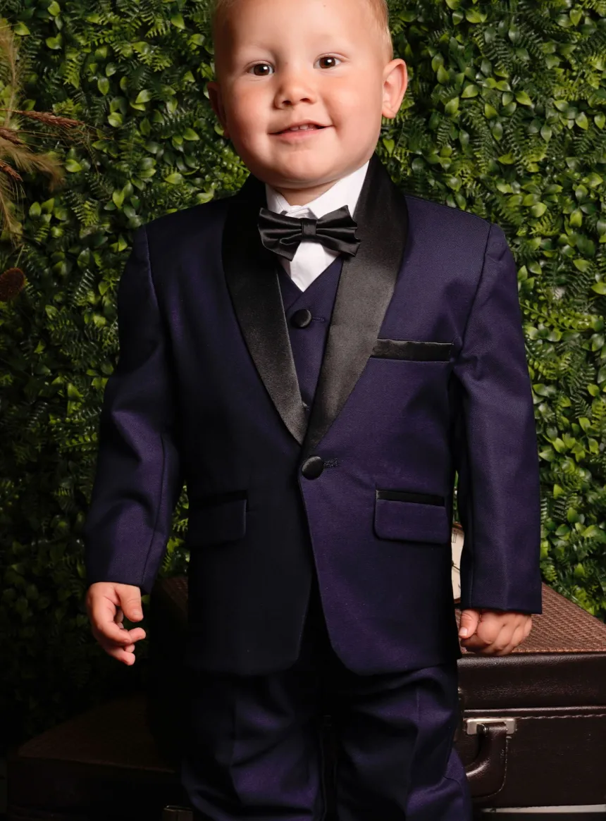 Costume bleu marine garçon Thibault version bébé