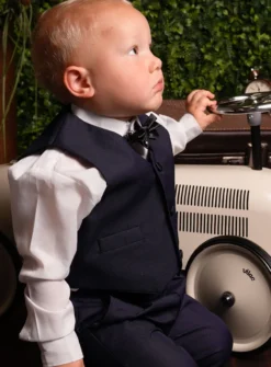 Costume bleu marine garçon Thibault version bébé