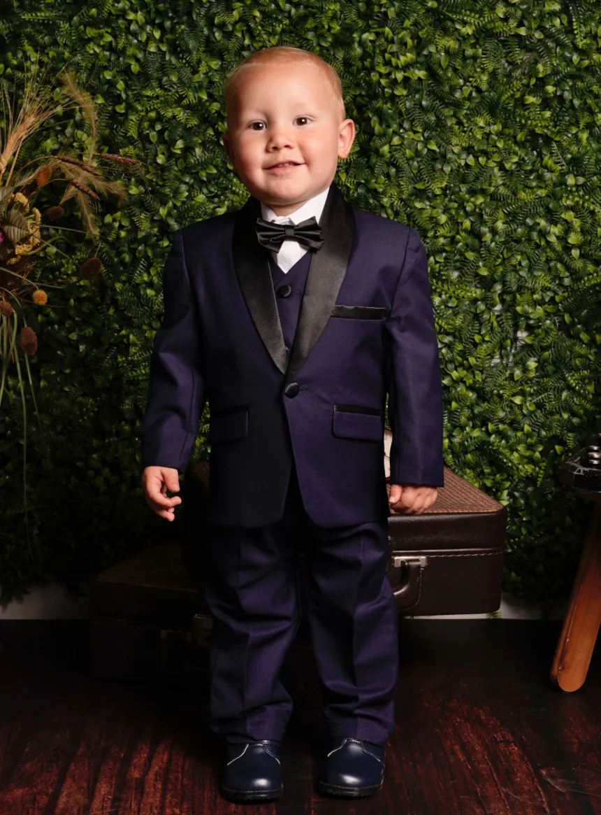 Costume bleu marine garçon Thibault version bébé