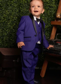 Costume bleu roy garçon Thibault version bébé