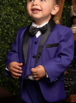 Costume bleu roy garçon Thibault version bébé