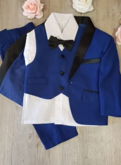 Costume bleu roy garçon Thibault version bébé