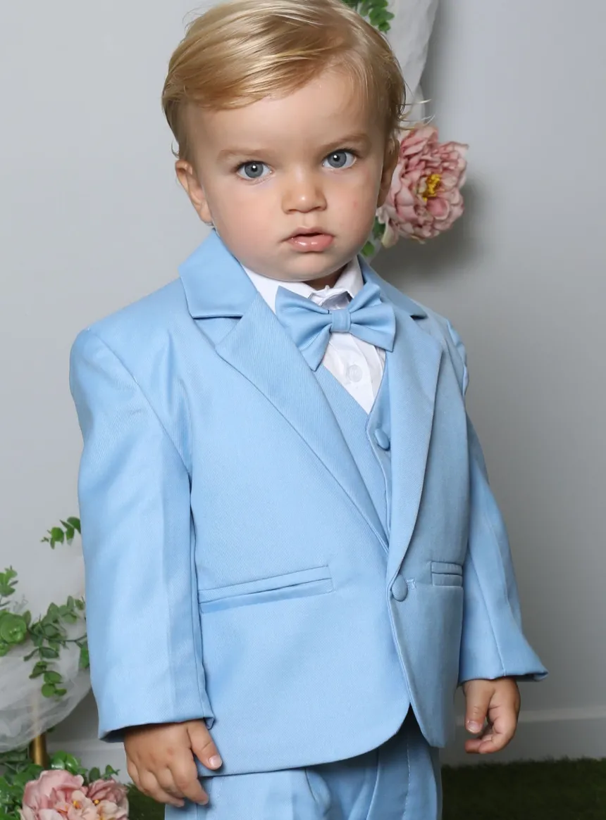 Costume complet bébé garçon modèle Lucas bleu