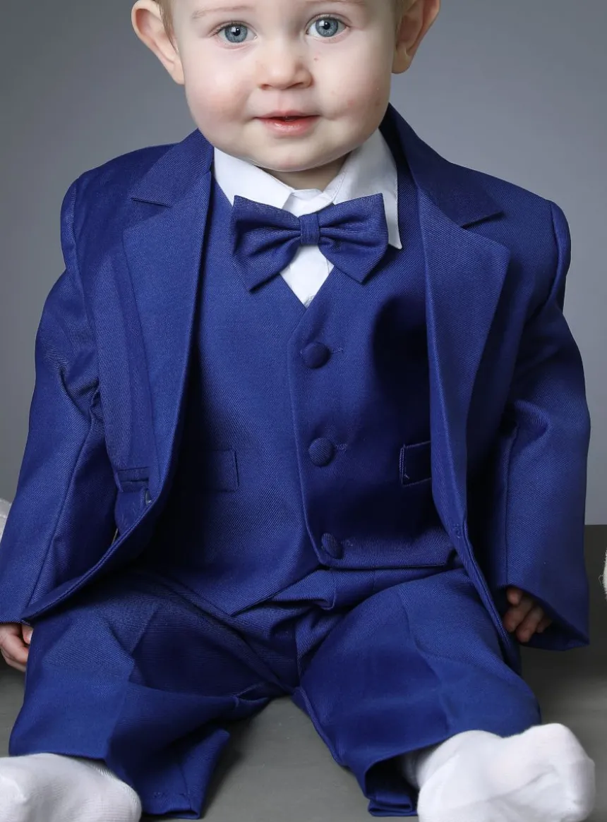 Costume complet bébé modèle Lucas bleu marine