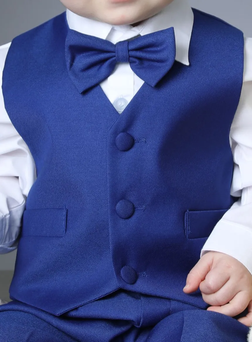 Costume complet bébé modèle Lucas bleu marine