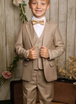 Costume de cérémonie garçon beige Jean