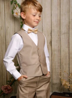 Costume de cérémonie garçon beige Jean