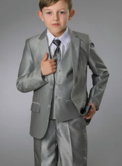 Costume garçon complet gris Celso