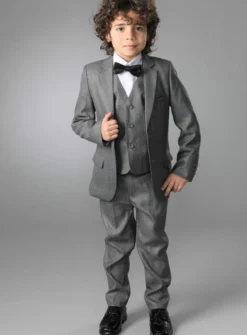 Costume garçon gris anthracite complet Jean