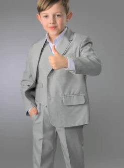 Costume garçon gris 3p. Charles