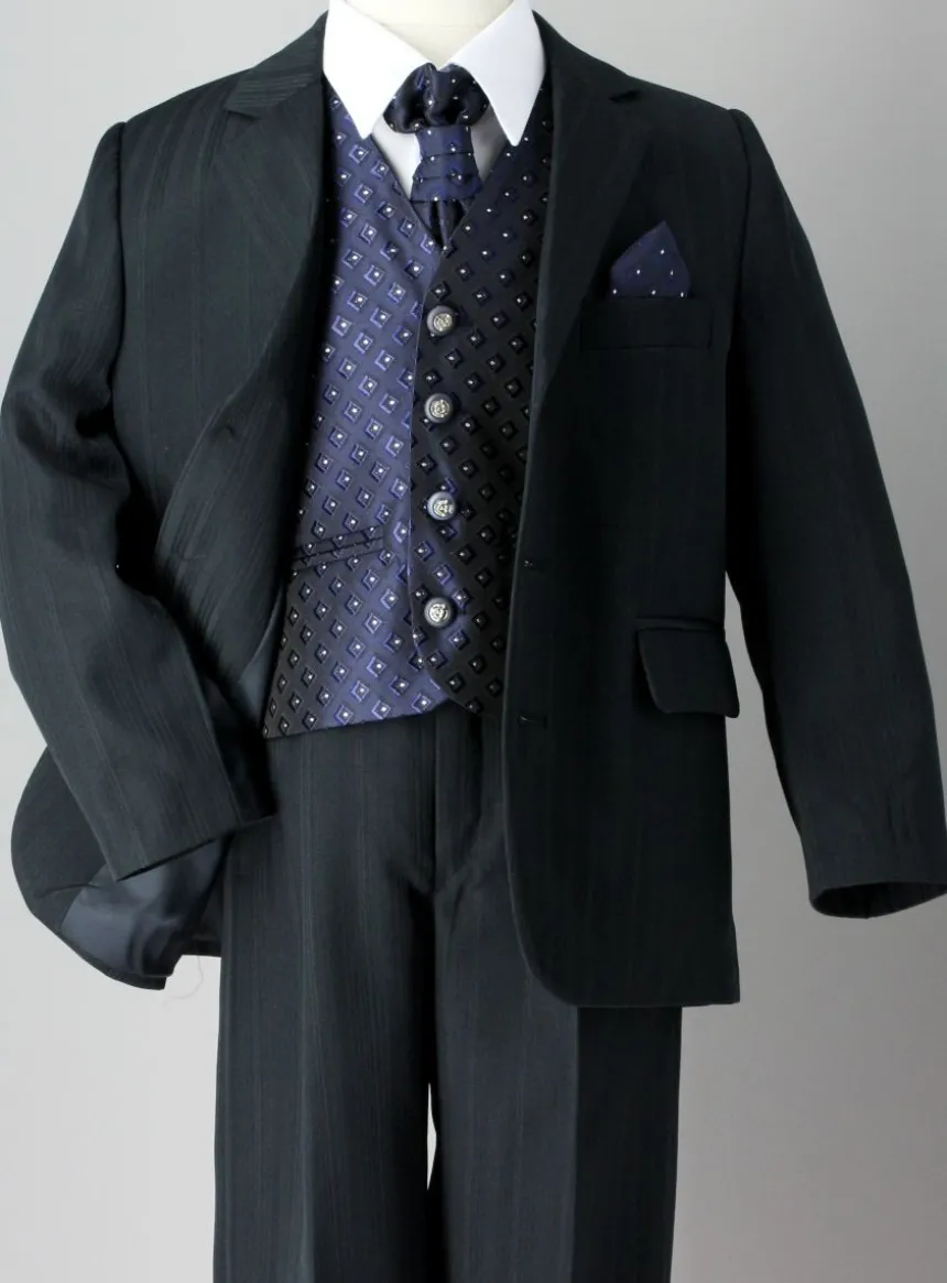 costume garçon noir, gris, marine ou gris William