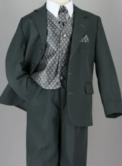 costume garçon noir, gris, marine ou gris William