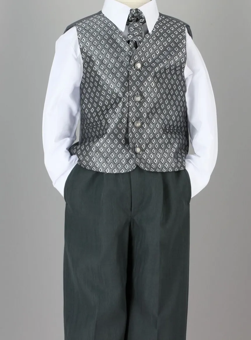 costume garçon noir, gris, marine ou gris William