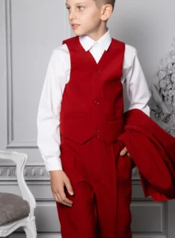 Costume garçon rouge - 1er prix