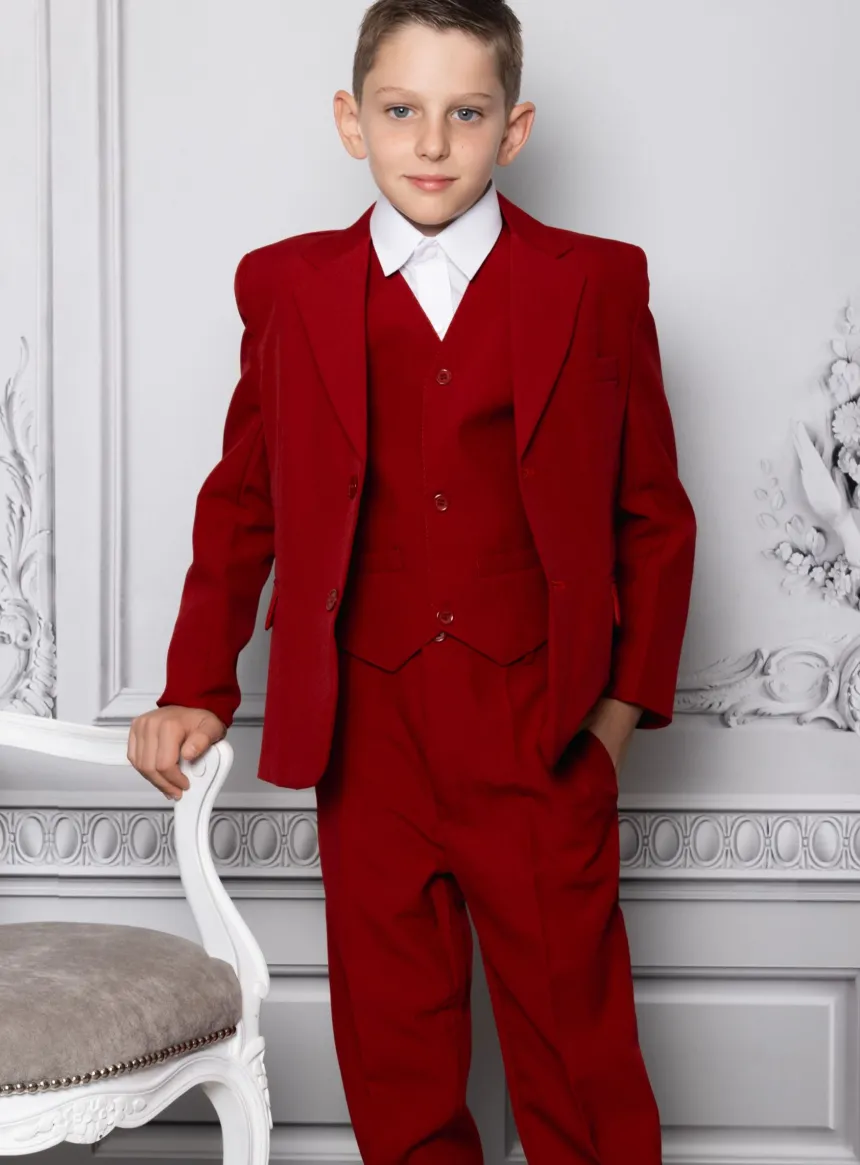 Costume garçon rouge - 1er prix