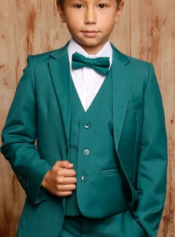 Costume garçon vert sapin