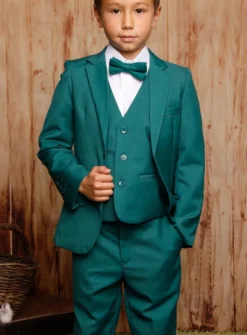 Costume garçon vert sapin