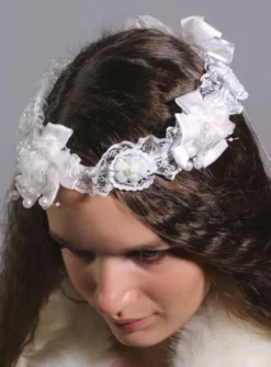Couronne blanche pour enfant 1er prix Blanc
