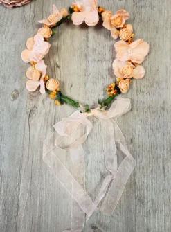 Couronne de fleurs cérémonie fille