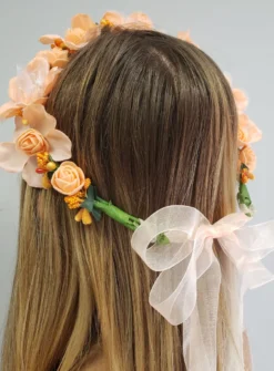 Couronne de fleurs cérémonie fille