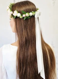 Couronne de Fleurs Pivoines