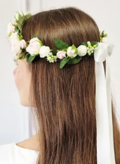 Couronne de Fleurs Pivoines