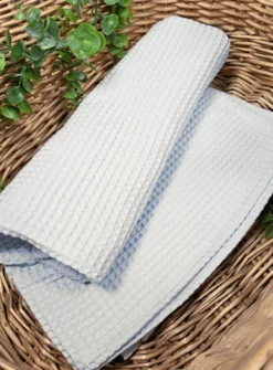 Couverture naissance bébé coton nid-d'abeille
