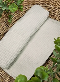 Couverture naissance bébé coton nid-d'abeille