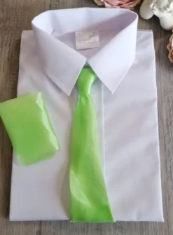 Cravate bébé et enfant organza + pochette