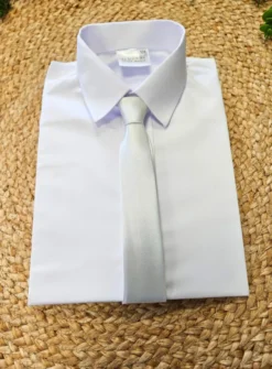 Cravate de cérémonie enfant Blanc